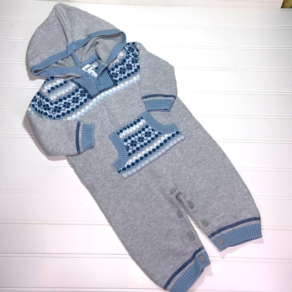 Little Red Caboose Fair Isle Sweater Outfit 6-9 - Picture 3 of 13